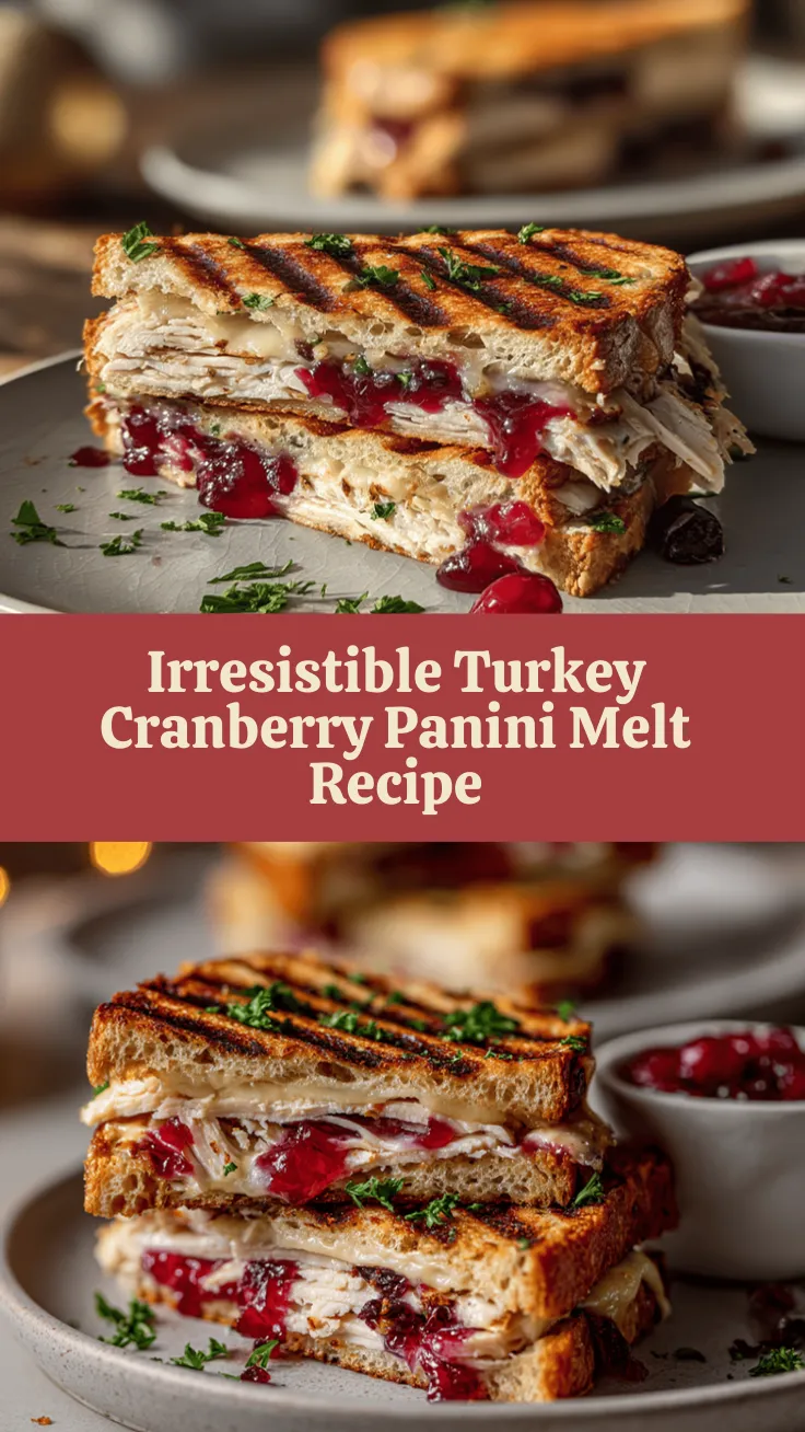 leftover turkey and cranberry panini recipe